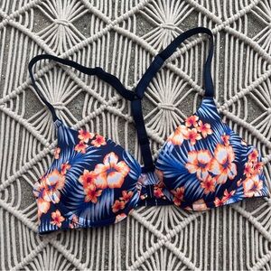 PINK Victoria’s Secret Tropical Flower Print Bra Size 34AA